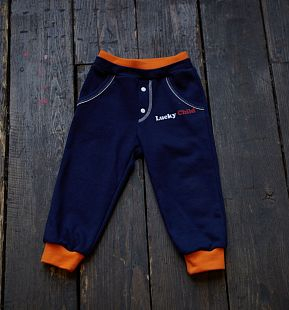 Купить брюки lucky child 40428, цвет: синий ( id 6058711 )