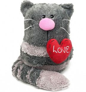 Купить мягкая игрушка gulliver кото-фей с сердцем 23 см ( id 6525037 )