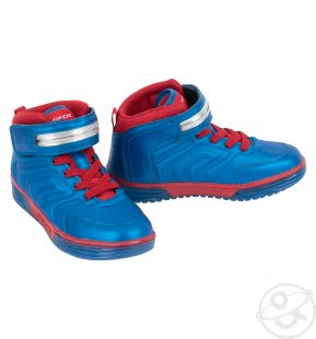 Купить ботинки geox, цвет: синий/красный ( id 6940969 )