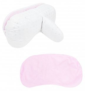Купить подушка smart-textile мамина радость подушка/наволочка 2 предмета 66 х 26 х 17 см, цвет: розовый ( id 8305399 )