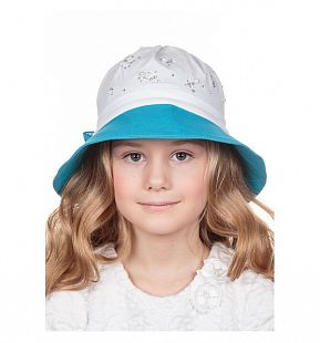 Купить шляпа levelpro kids, цвет: белый/бирюзовый ( id 9114799 )