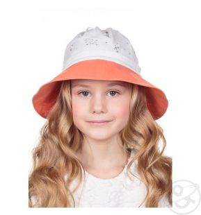 Купить шляпа levelpro kids, цвет: белый/оранжевый ( id 9114841 )