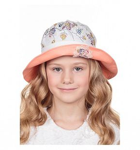 Купить шляпа levelpro kids, цвет: белый/оранжевый ( id 9115105 )