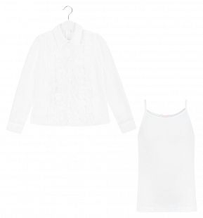 Купить блузка colabear, цвет: белый ( id 9398557 )
