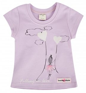 Купить футболка lucky child amore girl, цвет: мультиколор ( id 9459297 )