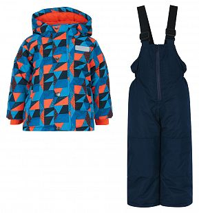 Купить комплект куртка/полукомбинезон salve by gusti, цвет: голубой/оранжевый ( id 9820320 )