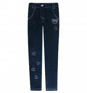 Купить джинсы colabear мишки-сердечки, цвет: синий ( id 9847281 )