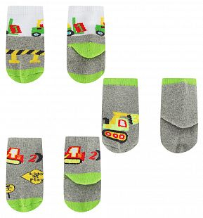 Купить носки yo!, цвет: серый/салатовый ( id 9898332 )