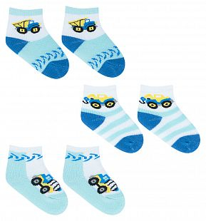 Купить носки yo!, цвет: белый/голубой ( id 9950421 )