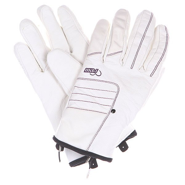 Купить перчатки сноубордические женские pow chase glove white белый ( id 1104624 )