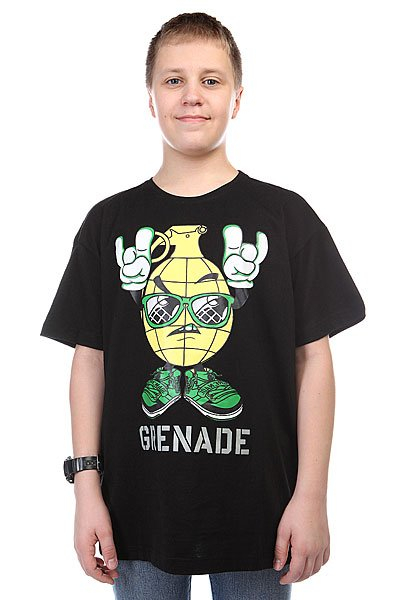 Купить футболка grenade rock on black/yellow черный ( id 1108813 )