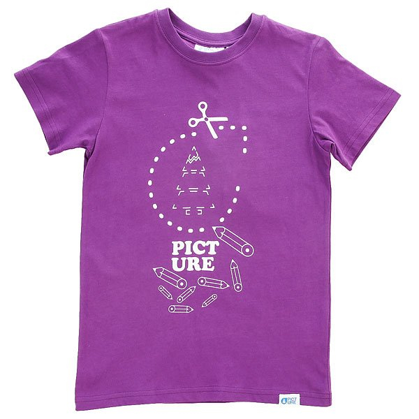Купить футболка детская picture organic quick purple фиолетовый ( id 1167463 )