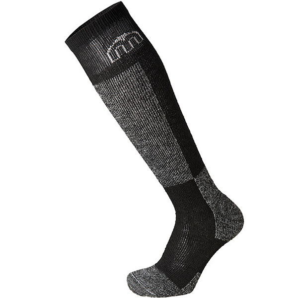 Купить носки высокие детские mico ski sock in wool+polypropylene black/grey черный,серый ( id 1196814 )
