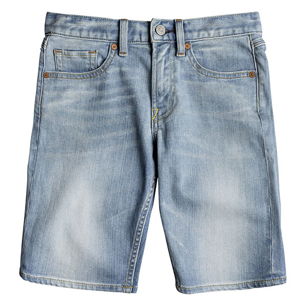 Купить шорты джинсовые детские dc worker straight light indigo bleach синий ( id 1198589 )