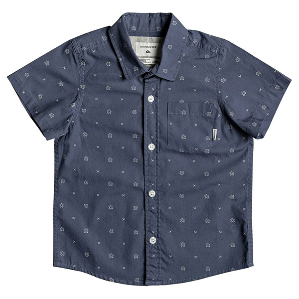 Купить рубашка детская quiksilver kamanoa ss boy vintage indigo kaman синий ( id 1201641 )
