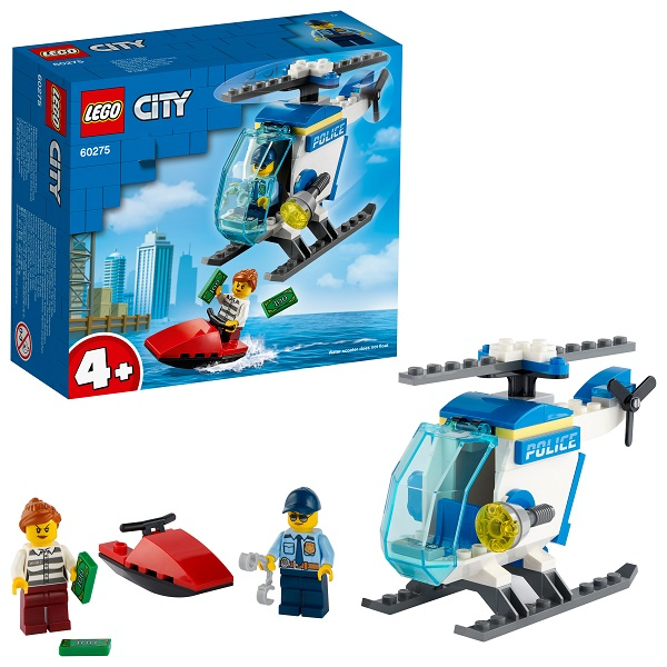 Купить lego city 60275 конструктор лего город полицейский вертолёт