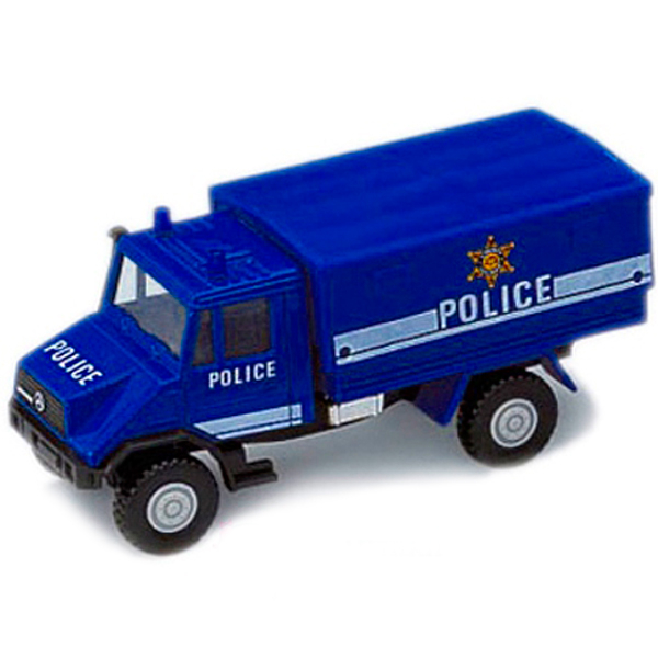Купить welly 99618 велли модель машины грузовик с кузовом полиция