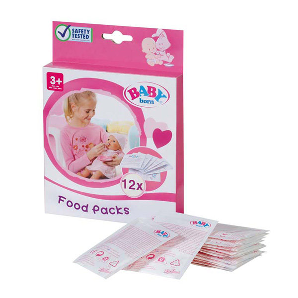 Купить zapf creation baby born 779-170 бэби борн детское питание (12 пакетиков)