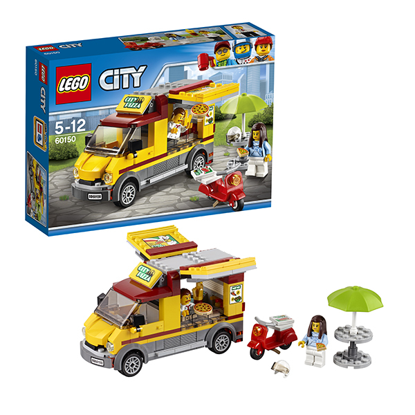 Купить lego city 60150 конструктор лего город фургон-пиццерия