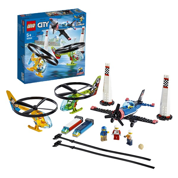 Купить lego city 60260 конструктор лего город airport воздушная гонка