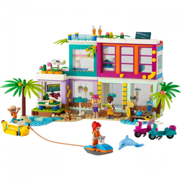 Купить конструктор lego friends пляжный дом для отдыха 41709