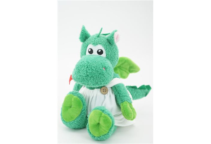 Купить мягкая игрушка unaky soft toy дракошечка зина в белом флисовом комбинезоне 20 см 0881020-20k