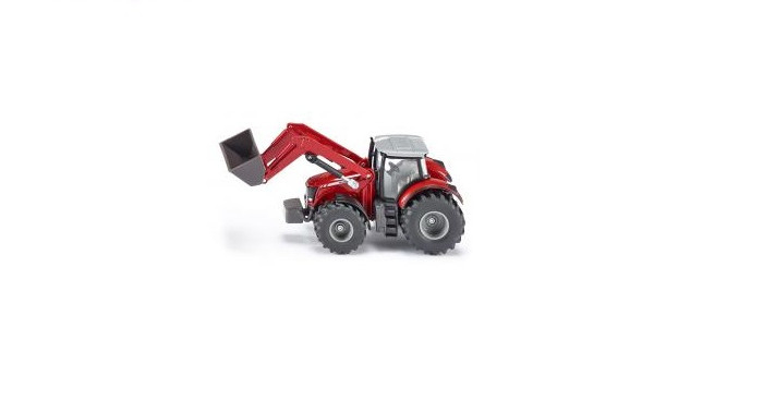 Купить siku модель трактора massey ferguson с фронтальным погрузчиком 1:50 1985