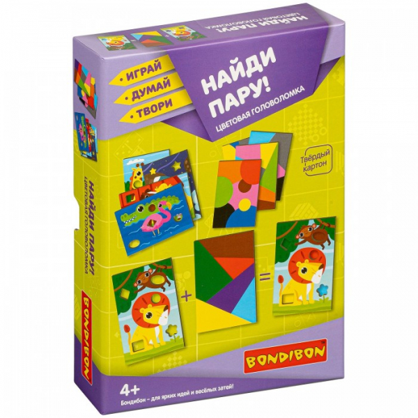 Купить bondibon настольная игра найди пару! вв4565