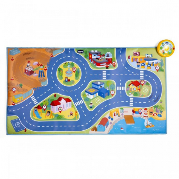 Купить игровой коврик chicco electronic city playmat 9700000000