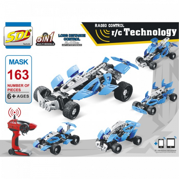 Купить конструктор sdl technic 3d на радиоуправлении mack r/c (163 детали) 2017a-20