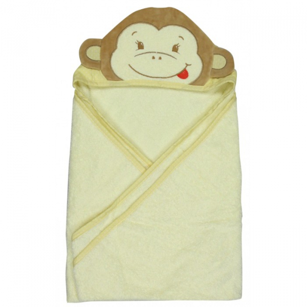 Купить forest kids полотенце с капюшоном обезьянка 100х100 см 
