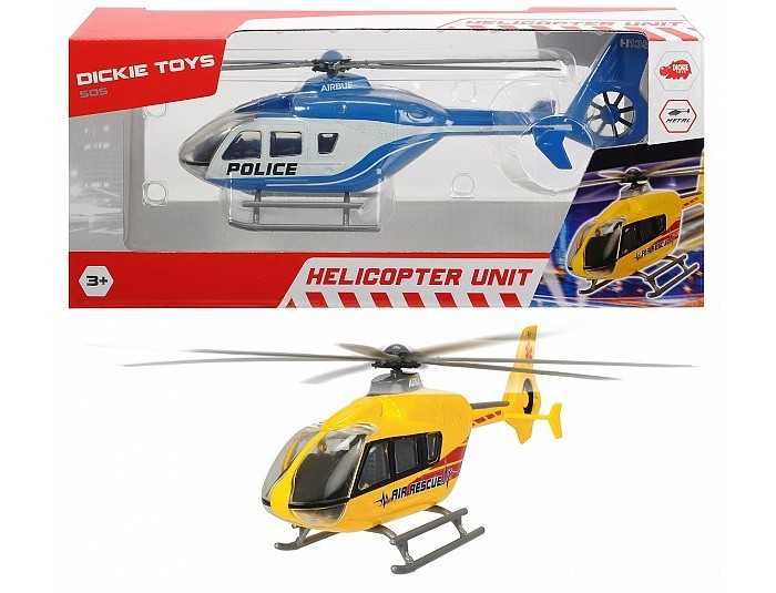 Купить dickie вертолет ec 135 die-cast с крутящимися лопастями 21 см 3714006