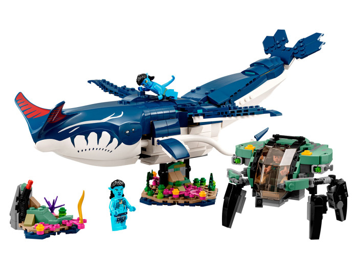 Купить конструктор lego avatar тулкун паякан и батискаф-краб (761 деталей) 75579