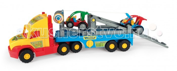 Купить wader super truck с легковой машинкой 36630