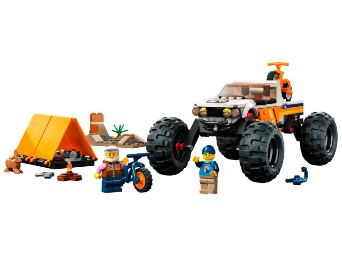 Купить конструктор lego city внедорожник 4x4 для приключений (254 детали) 60387