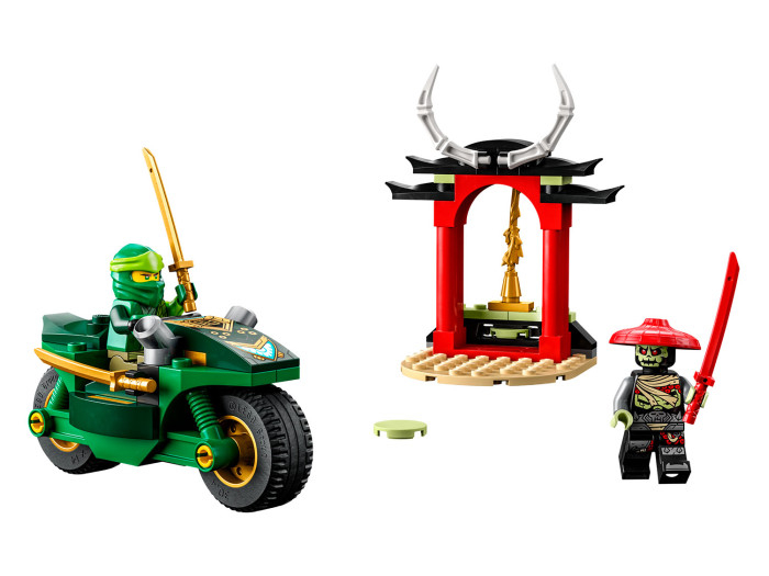 Купить конструктор lego ninjago уличный мотоцикл ниндзя ллойда (64 детали) 71788