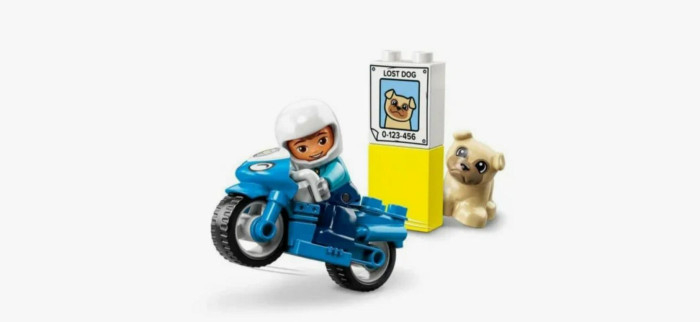 Купить конструктор lego police motorcycle 10967