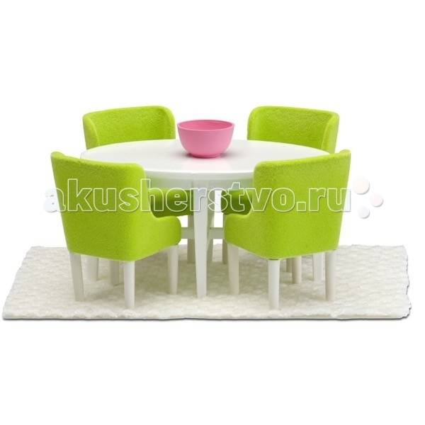 Купить lundby мебель для домика смоланд обеденная группа lb_60209000