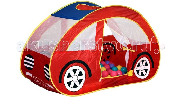 Купить babyone ching-ching игровая палатка машина + 100 шаров cbh-07/cbh-07а