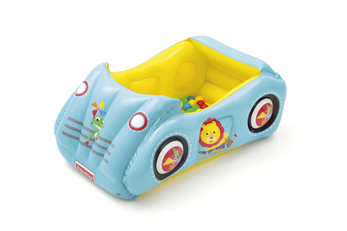 Купить bestway гоночная машина с мячами fisher price 93535 119x79x51 см 4730540