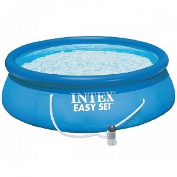 Купить бассейн intex бассейн easy set 457х84 см с фильтром с28158