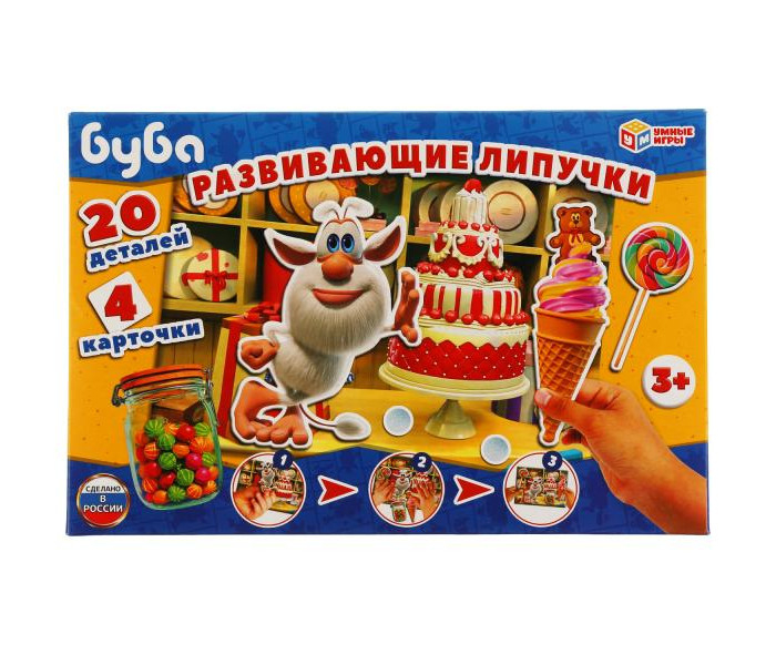 Купить умные игры игра с липучками буба 4680107902030