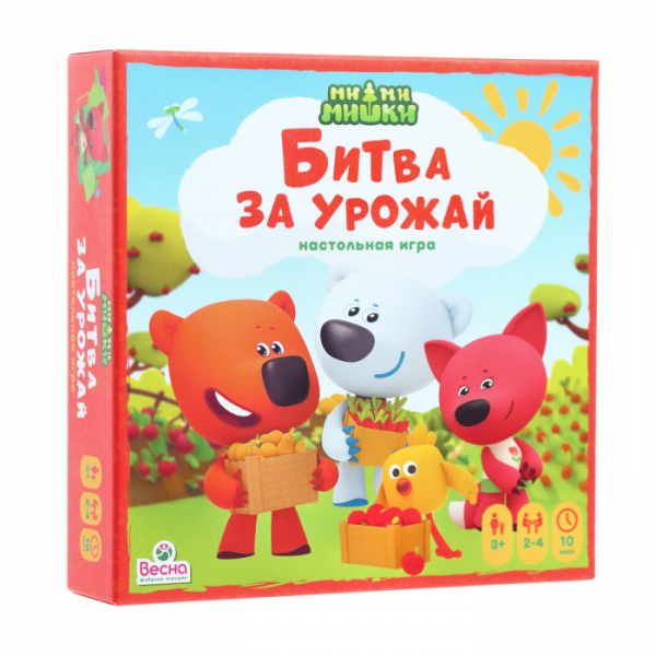 Купить весна настольная игра ми-ми-мишки битва за урожай sw20200728