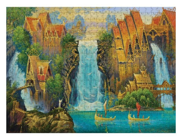 Купить деревянная игрушка collaba puzzle пазл гиперборея 42х31 см (532 детали) 962240