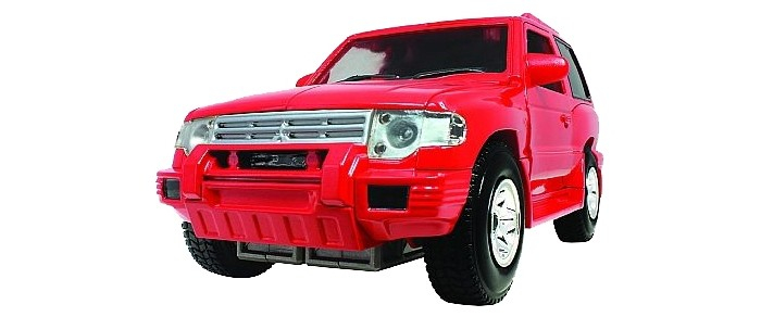 Купить happy well трансформер-машина 3 в 1 mitsubishi padjero 1:24 54060