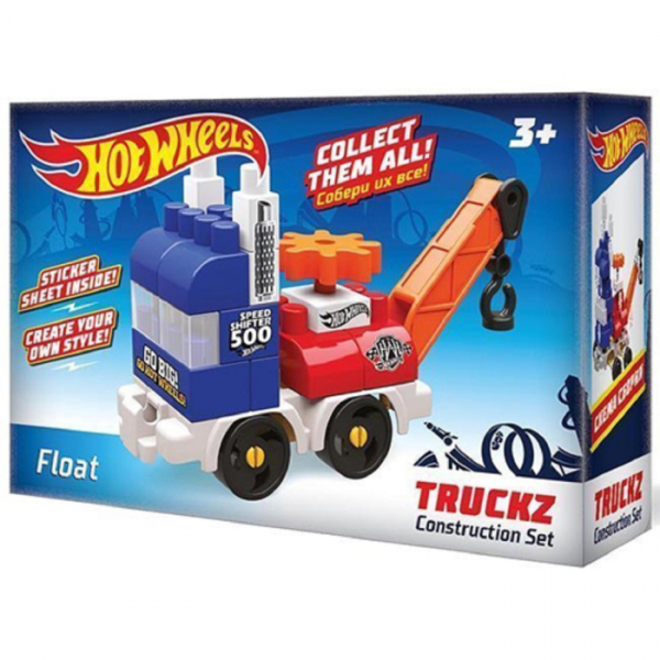 Купить конструктор bauer hot wheels серия truckz float (27 деталей) 716