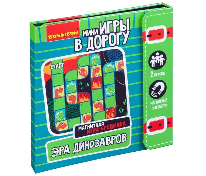 Купить bondibon игра-бродилка в дорогу эра динозавров вв4234