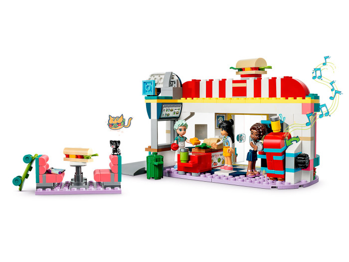 Купить конструктор lego friends закусочная в центре хартлейк-сити (346 деталей) 41728