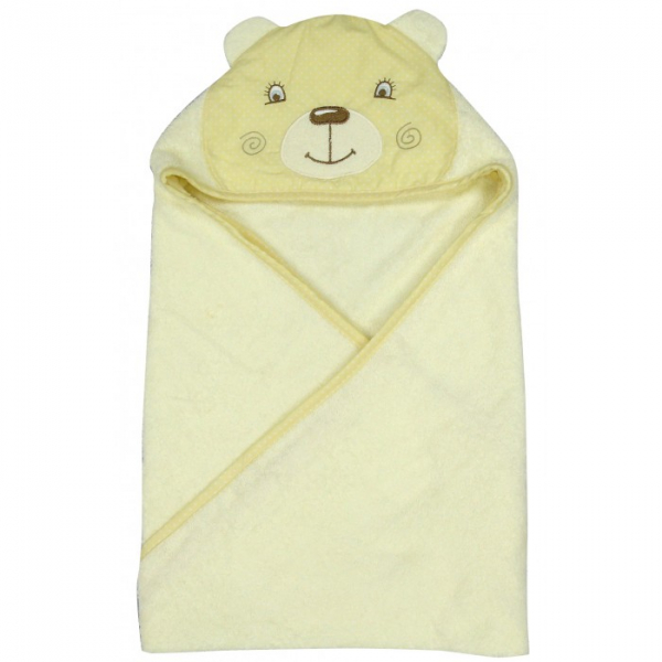 Купить forest kids полотенце с капюшоном мишка 100х100 см 