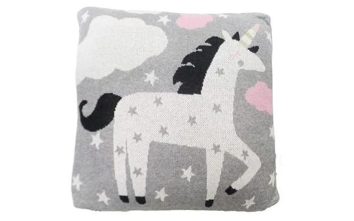 Купить bizzi growin подушка вязаная unicorn rocks bg042